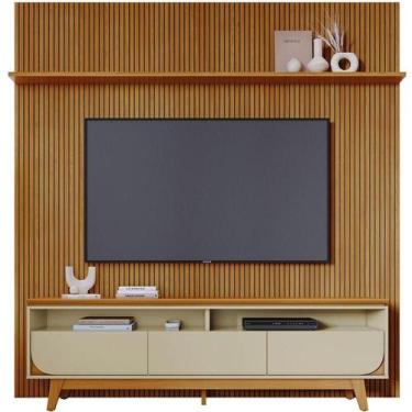 Imagem de Painel Para Tv 75 Polegadas Composição Bancada Lua Cumaru/opala - MADE