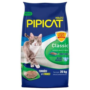 Imagem de Areia Higiênica Pipicat Classic para Gatos 20KG - KELCO
