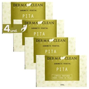 Imagem de Kit 4 Sabonete de Pita (Agave Americana) Derma Clean 100g