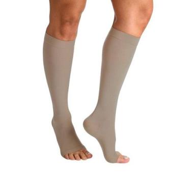 Imagem de Meia 3/4 Select Comfort Premium Compressao 15-20MMHG 861 Aberta Natura