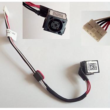 Imagem de Tomada DC-IN para Dell Inspiron 17R-5721 15R-5521 15R-3521 17-3721 DC30100MB00 DC30100M800 1K31Y 01K31Y, tomada conectora com cabo