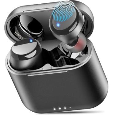 Imagem de TOZO T6 True Wireless Earbuds bluetooth 5.3 Headphones Touch Control com caso de carregamento sem fio IPX8 Waterproof Stereo Earphones in-Ear Built-in Mic Headset Premium Deep Bass 32 EQs via APP