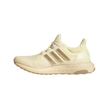 Imagem de adidas Tênis feminino Ultraboost 1.0, Branco/Cyber Metallic/Warm Vanilla, 38