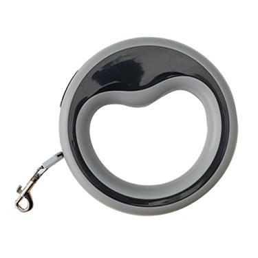 Imagem de Zerodis LEASH RETRACIDADE DOG ROPE AUTOMÁTICO DE DIREITO PARA PARA TREINAM (Cinza)