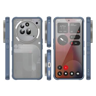 Imagem de Capa compatível com Nothing Phone (3A) Pro, compatível com Nothing Phone 3a Pro A509P capa protetora antiqueda e absorção de choque azul