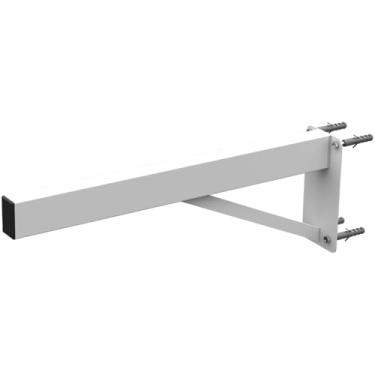 Imagem de Suporte para Pia de Bancada Mármore Granito Fixação com Parafuso 50 cm Branco Robusto