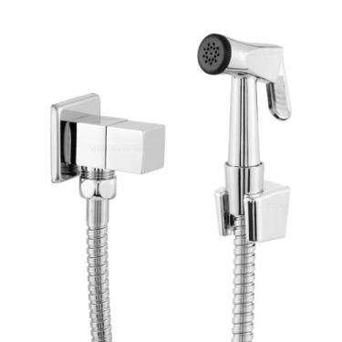 Imagem de Ducha Higiênica Metal Cromada Quadri Premium Para Banheiro ou Lavatóri