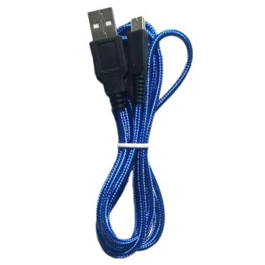 Imagem de dieendao 3DS Power Charging Lead,Braided USB Charger Cable Compatible with Nintendo New 3DS XL/3DS,3DS XL,3DS,New 2DS XL/2DS,2DS XL/2DS,DSi/DSI XL Blue