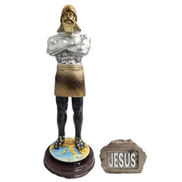 Imagem de OBELYS Imagem da estátua de Daniel 2 - Sonho de Nabucodonosor, 23 cm de altura | com a rocha - Jesus