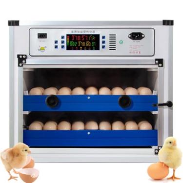 Imagem de Incubadora De Ovos De Galinha com viragem automática de ovos e controle de umidade,tela digital LED,máquina de incubação de aves para incubação de galinhas, patos,gansos e pássaros