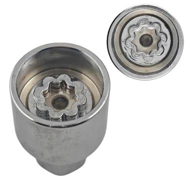 Imagem de Substituição de chave de porca de bloqueio de roda 316 para Benz compatível com chave de trava de roda Mercedes Benz, ferramenta de remoção de porca de pino antifurto