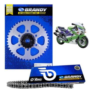 Imagem de Kit Relação Completo 530x112l Moto Kawasaki Zx-9r 94 Até 97 - Brandy