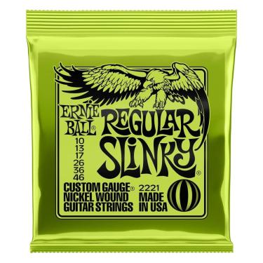 Imagem de Encordoamento Corda Guitarra Ernie Ball Regular 010 autêntico