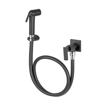 Imagem de Ducha Higiênica 1850 Athena Slim Preto Matte Meber