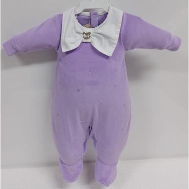 Imagem de Macacão Plush Luxo Bebê Menina Inverno Lessa Kids Rf B9063