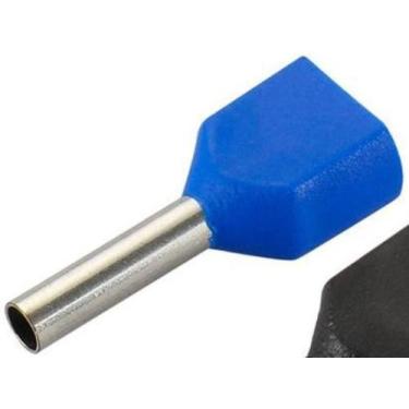 Imagem de Kit 200Pç Terminal Tubular Ilhós Duplos 1,5 / 2,5Mm Elétrico - Decorar