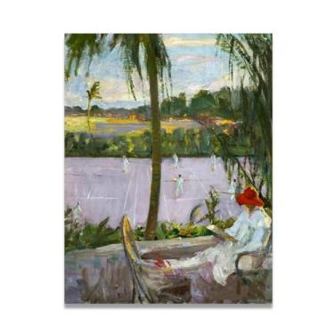 Imagem de Florida In Winter John Lavery Classic Realist Portrait & War Scene Canvas Art – Irish Art Wall Decor For Home 30x39cm Un Framed