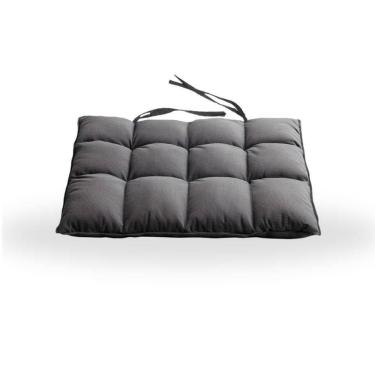 Imagem de Assentos De Cadeira Futon 40x40 Em Sued Liso - Shop Grafite