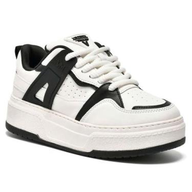 Imagem de Tênis Casual Feminino Via Marte 304-001-01, Branco, 37