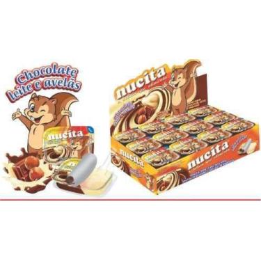 Imagem de Creme Avelã Chocolate Bicolor Tradicional 10g C/48 - Nucita