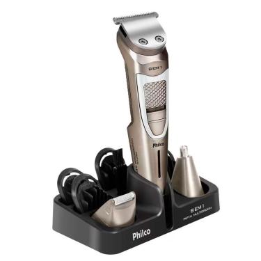 Imagem de Aparador De Pelos Philco Pap16 Multigroom 8 Em 1 Cinza Bivolt