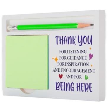 Imagem de Thank You for Listening Guidance Encouragement Appreciation Motivational Gift for Teacher Coworker Boss Nurse Mentor, Farewell Retirement Recognition, Office Organizers Self-Stick SBS24