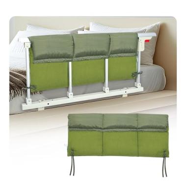 Imagem de NEAUDE Almofadas de trilho de cama para idosos e adultos de segurança para hospitais acolchoados, capas de corrimão de casal para cama de solteiro acolchoadas, protetor de almofada de trilho de cama