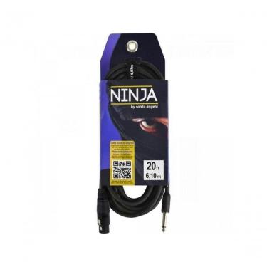 Imagem de Cabo P10 X Xlr Fêmea 6,10m Ninja Hg B Santo Angelo
