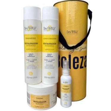Imagem de Kit Restaurador Intenso Sham, Cond, Mask e Finalizador 60ml - DE SIRIU