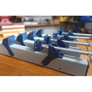 Imagem de Grampo Sargento Pipe Clamp - Kit 4 Pç - GUILEO