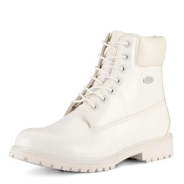 Imagem de Lugz Botas casuais masculinas Convoy Fleece Wr Lace Up – Preto, Branco, 12