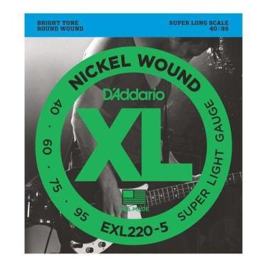 Imagem de Encordoamento Contrabaixo 5c D'addario Exl220 0.40 Daddario