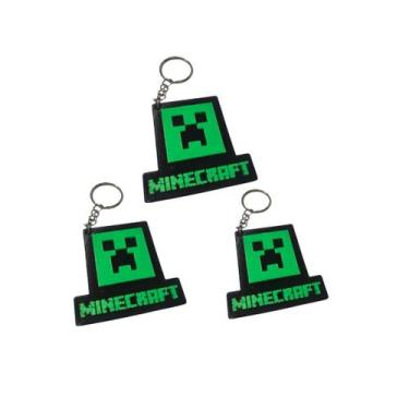 Imagem de Chaveiro Minecraft Creeper  Acessório Criativo para Bolsas e Chaves - 