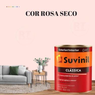 Imagem de Tinta Para Parede Acrílica Suvinil 800ml Clássica Cor Rosa Premium Cor