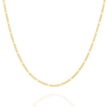 Imagem de Corrente Unissex Banhada A Ouro Tamanho 60 Cm Rommanel