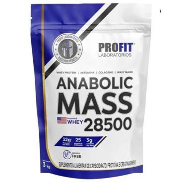 Imagem de Suplemento Hiper Calorico Anabolic Mass 3Kg Leite Ninho - Profit