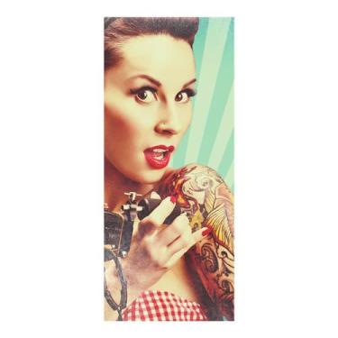 Imagem de Adesivo Decorativo de Porta - Tatuagem - 2147cnpt - Allodi
