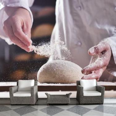 Imagem de Papel de Parede Pão Padaria Massa Trigo Sala Painel - 419pcp - Allodi