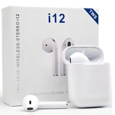 Imagem de Fone Bluetooth I12 Compacto Revolução Fácil Instalação