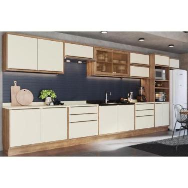 Imagem de Cozinha Modulada Henn Americana Versalis 14 Peças (6Aéreos+4Balcões+1T