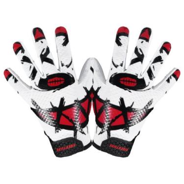 Imagem de Luvas de futebol AIGEVTURE Youth Kids Receiver White M