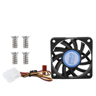 Imagem de Ventilador de resfriamento CPU Heatsink Gonetre 6cm 12V DC 4 pinos/3 p