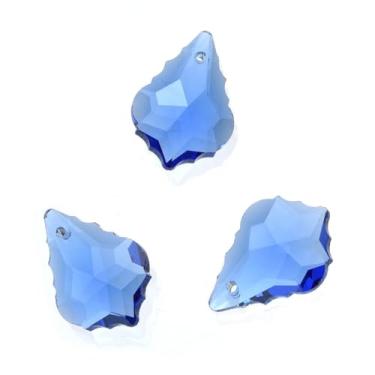 Imagem de 50 peças de lustre barroco de vidro de cristal facetado tcheco contas soltas Suncatcher 22 mm dezembro azul claro pedra do mês de nascimento para artesanato faça você mesmo joias CCF-14