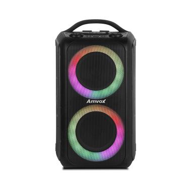 Imagem de Caixa de Som Amplificada Amvox Bagvox Black ACA600, 600 W, Bivolt Preta