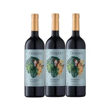 Imagem de Combo de Vinhos Sem Álcool Despido Tinto Meio Seco - 750mL - Nacional 