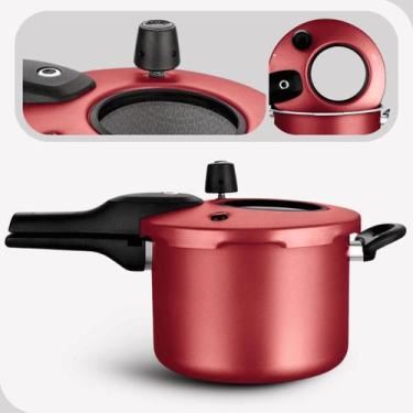 Imagem de Panela de Pressão MTA 4,5L Cereja N20 Antiaderente com Visor de Vidro