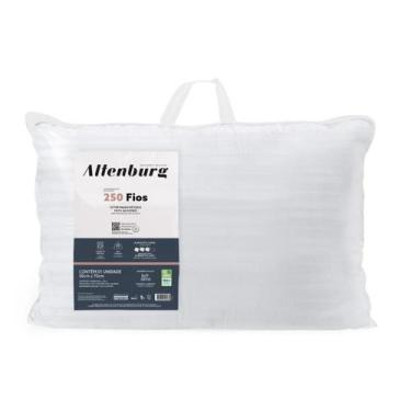 Imagem de Travesseiro 250 Fios Altenburg Antialérgico 50x70cm 100 Algodão Branco