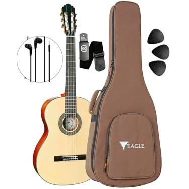 Imagem de Violão Canhoto Eagle Clássico Dh69 Acústico Com Bag (NT)