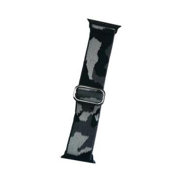 Imagem de Pulseiras De Nylon Para Apple Watch 45mm 44mm 42mm 49mm 38mm 40mm 41mm