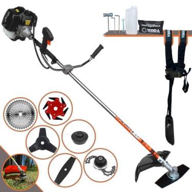 Imagem de Podador de Grama À Gasolina Terra GRH520 52cc 2,5HP Roçadeira Multifun